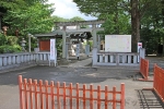 清瀬日枝神社・水天宮 駐車場からの境内入口の様子