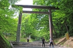 北海道神宮 公園口鳥居の様子