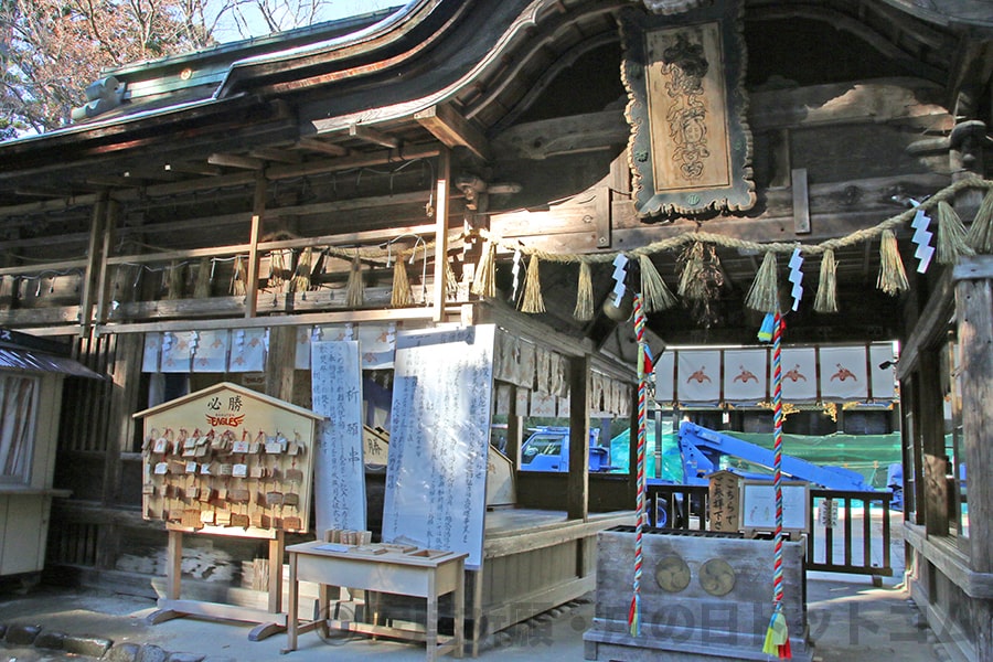大崎八幡宮 長床の様子