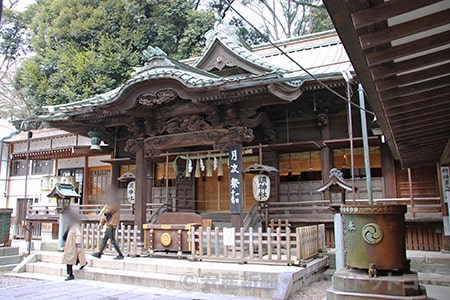 調神社 本殿の様子