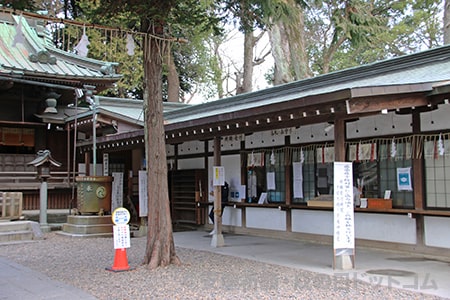 調神社 祈願受付の様子