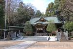 春日部八幡神社 拝殿の様子