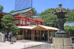 日枝神社 御祈祷の行われる夢御殿の様子