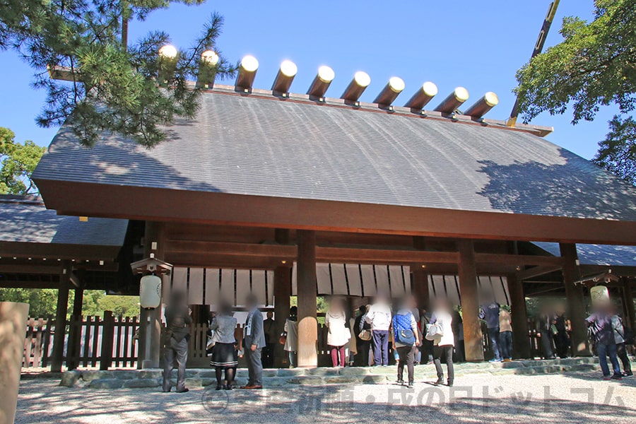 熱田神宮 本宮・拝殿部の様子