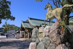 真清田神社 神馬像の様子