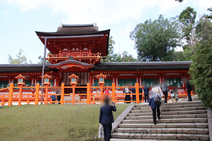 春日大社 特別参拝エリア内の様子