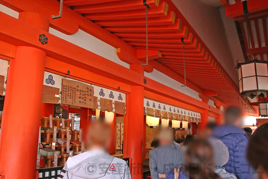 厳島神社 御本社内の様子