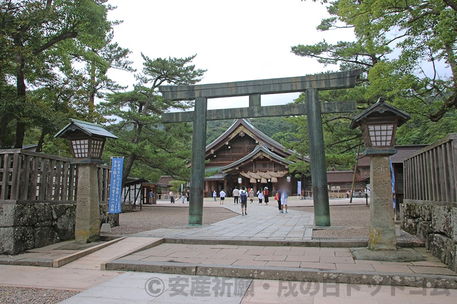 出雲大社 四の鳥居の様子