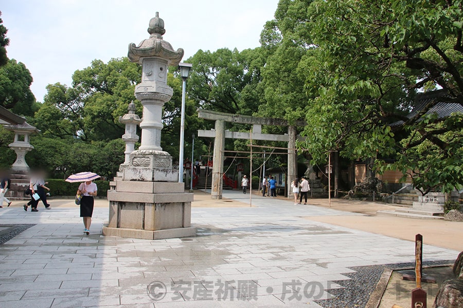 太宰府天満宮 境内入口付近の様子