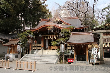 子安神社 本殿の様子