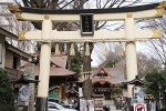 子安神社 白鳥居アップの様子