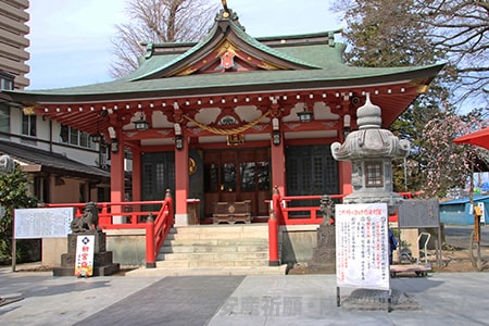 越谷 香取神社 拝殿の様子