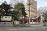 越谷 香取神社 境内入口の様子