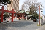 越谷 香取神社 境内入口の様子