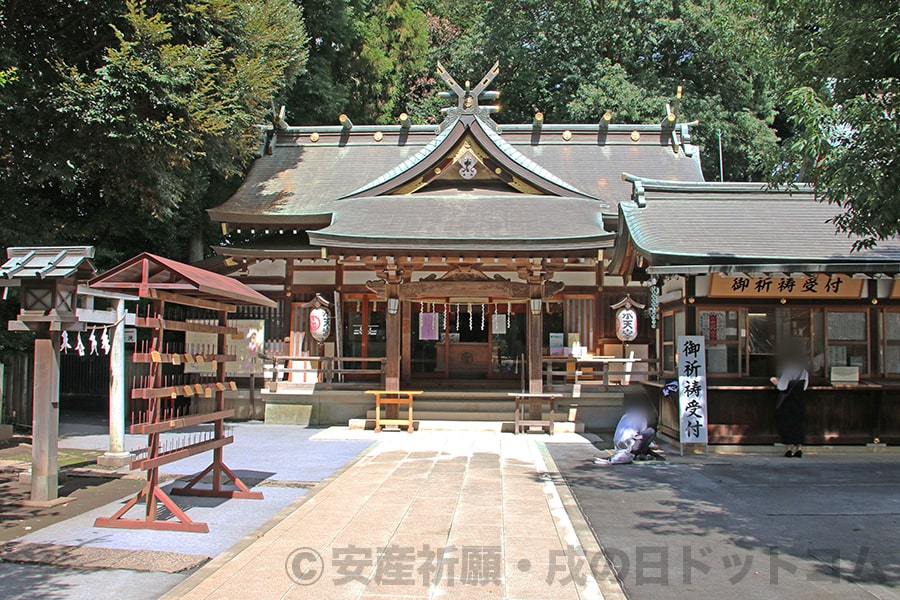 清瀬日枝神社・水天宮 境内の様子（水天宮側）