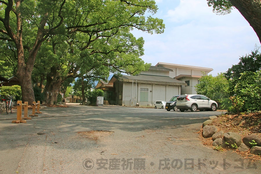 宇美八幡宮 第2駐車場の様子