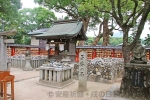 宇美八幡宮 湯方神社 子安の石の様子