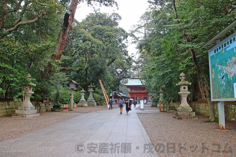 鹿島神宮 参道の様子