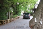 七社神社 境内入ってすぐの様子