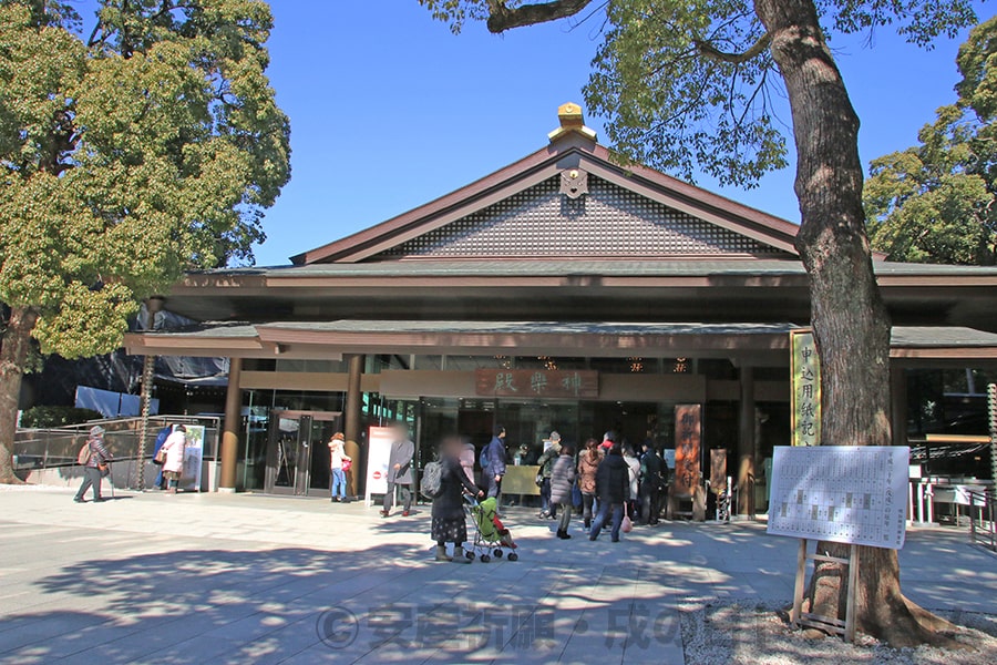 明治神宮 神楽殿のお社の様子