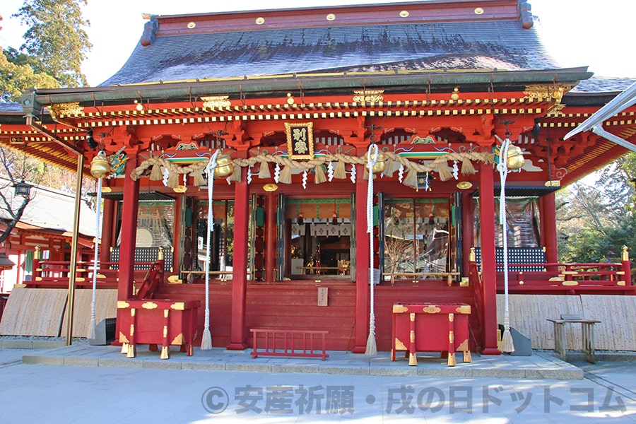 志波彦神社・鹽竈神社 別宮拝殿の様子
