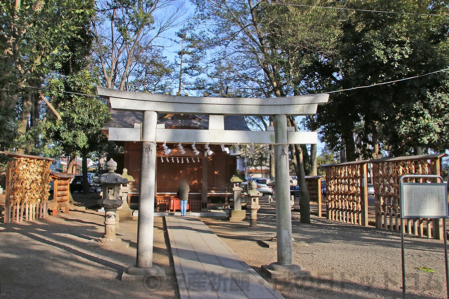 大國魂神社 境内の宮乃咩神社(みやのめじんじゃ)の様子