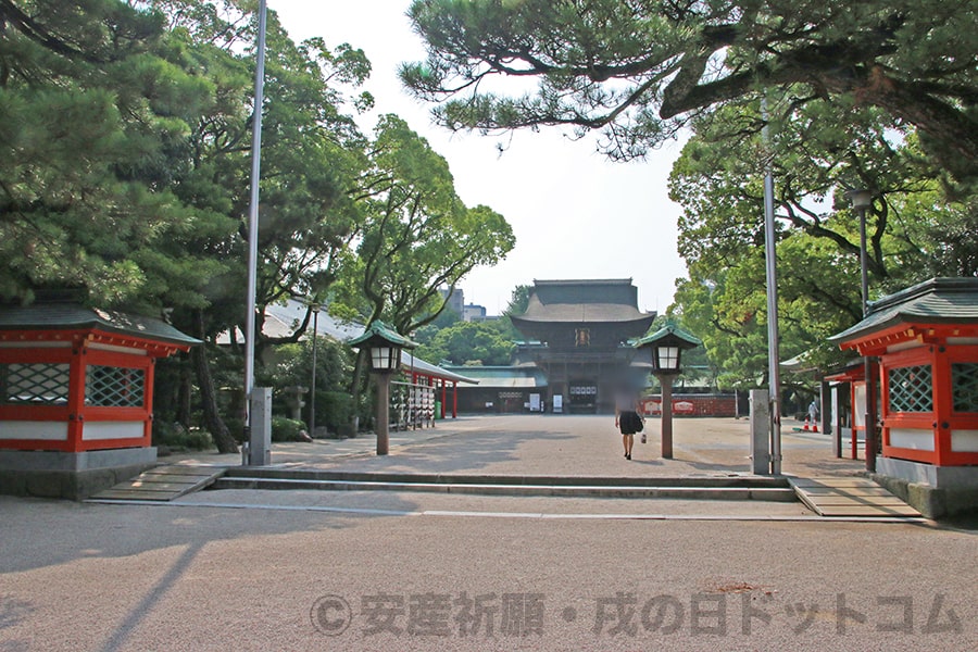 筥崎宮 境内の様子